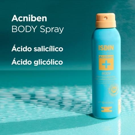Spray Isdin Oily Skin Acniben+ Corporal 150ml - Imagem 2