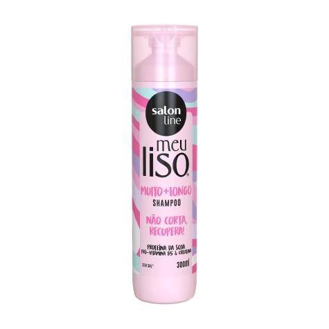 Shampoo Salon Line Meu Liso Muito + Longo Cabelo Liso 300ml - Imagem 1
