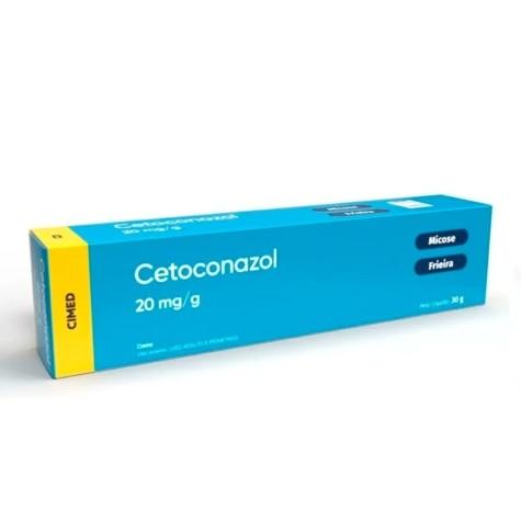 Cetoconazol Creme 20mg 30g Cimed Genérico - Imagem 1