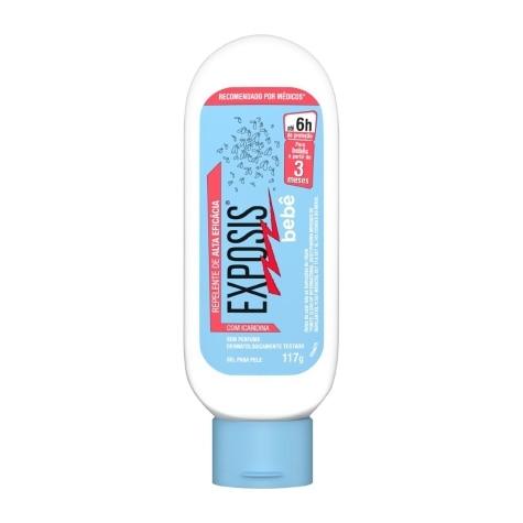 Repelente Gel Exposis Bebê Sem Perfume 117g - Imagem 1