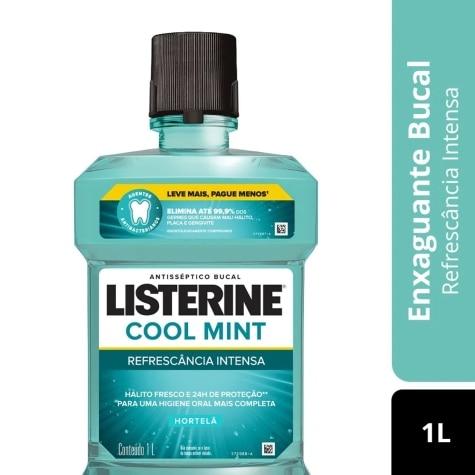 Enxaguante Bucal Listerine Cool Mint Hortelã Leve Mais Pague Menos 1L - Imagem 3