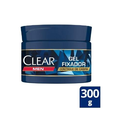 Gel Fixador Clear Men Controle de Caspa Cabelo Oleoso 300g - Imagem 1