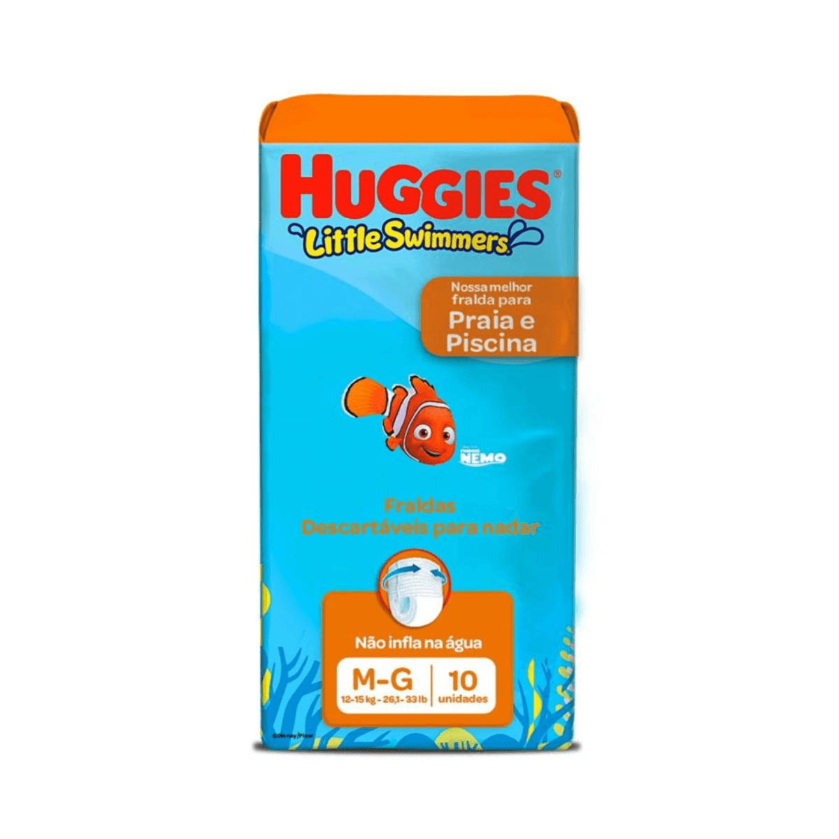 Fralda para Piscina Little Swimmers G 10 Unidades - Imagem 1