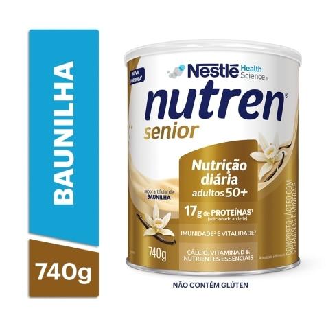 Complemento Alimentar Nutren Senior Sabor Baunilha 740g - Imagem 2