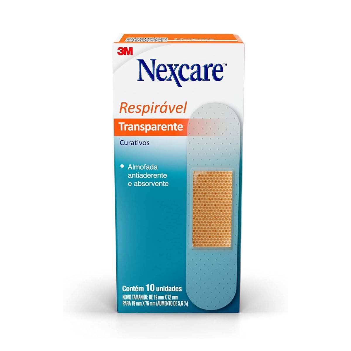 Curativo Nexcare Transparente 10 Unidades - Imagem 1