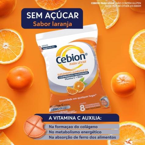 Cebion para Levar 8 Comprimidos Mastigáveis - Imagem 3