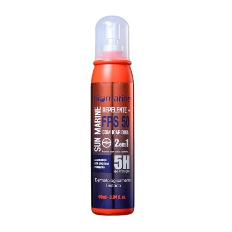 Repelente Spray Sun Marine 2 em 1 FPS50 90ml - Imagem 1