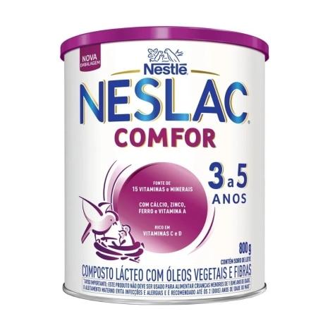 Composto Lácteo Neslac Comfor 3 a 5 Anos 800g - Imagem 1