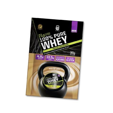 Whey Protein Wod Nutrition Concentrado 100% Puro Sabor Doce de Leite 30g - Imagem 1