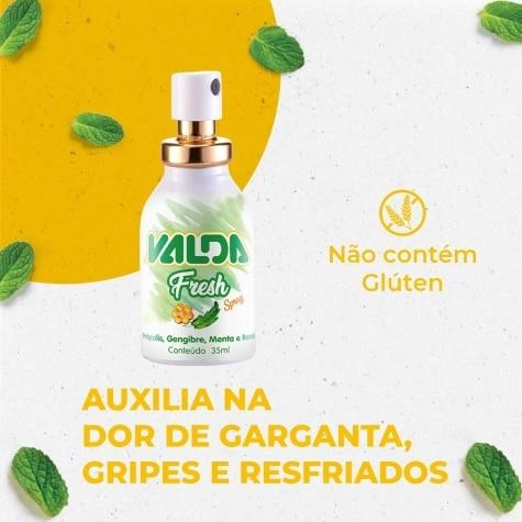 Valda Spray Fresh Sabor Própolis, Gengibre, Menta e Romã 35ml - Imagem 3