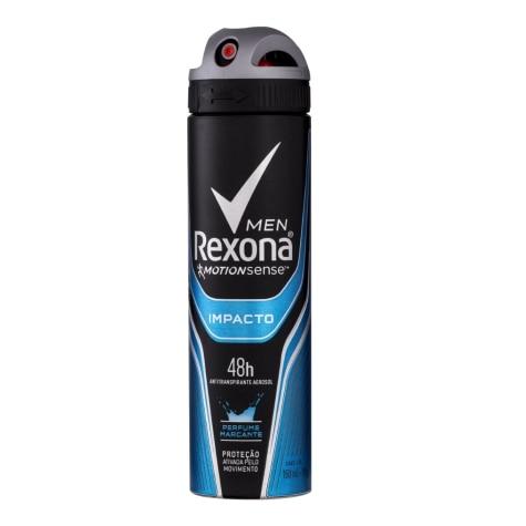 Desodorante Aerossol Rexona Men Impacto 72h 150ml - Imagem 1