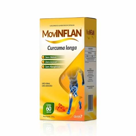 Movinflan Curcuma Longa 60 Cápsulas - Imagem 1