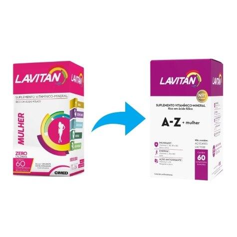 Lavitan A-Z +Mulher 60 Comprimidos - Imagem 2