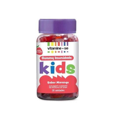 Vitamine-se Gummy Imunidade Kids Sabor Morango 30 Gomas - Imagem 1