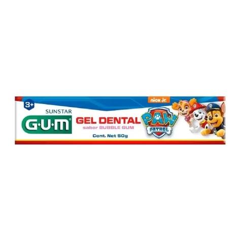 Gel Dental Infantil Gum Patrulha Canina Tutti-Frutti com Flúor com 50g - Imagem 1