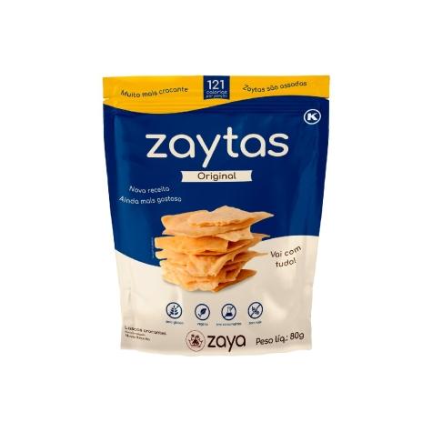 Biscoito Zaytas Original Zaya 80g - Imagem 1