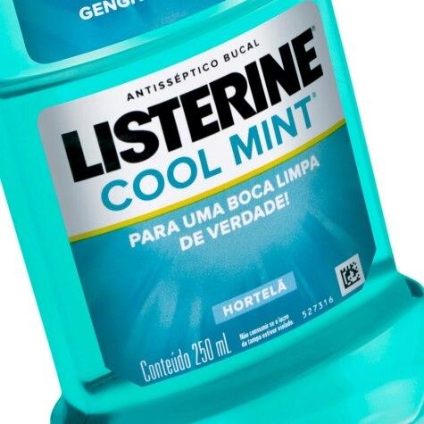 Enxaguante Bucal Listerine Cool Mint Hortelã 250ml - Imagem 2