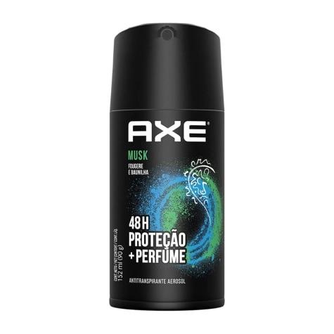 Desodorante Aerossol Axe Musk 48h 152ml - Imagem 1