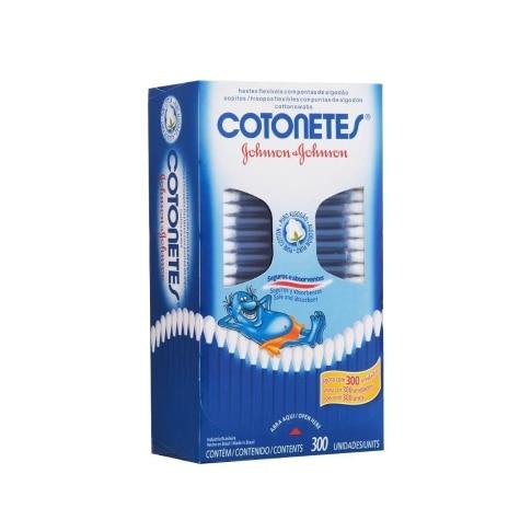 Hastes Flexíveis Cotonetes 300 Unidades - Imagem 1