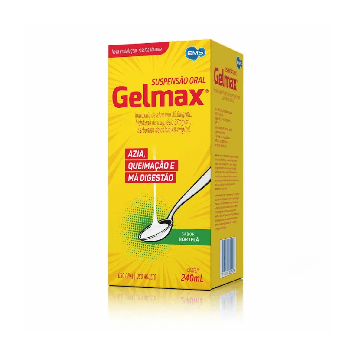 Gelmax Hortelã Suspensão Oral 240ml - Imagem 1
