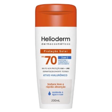 Protetor Solar Corporal Helioderm FPS70 200ml - Imagem 1