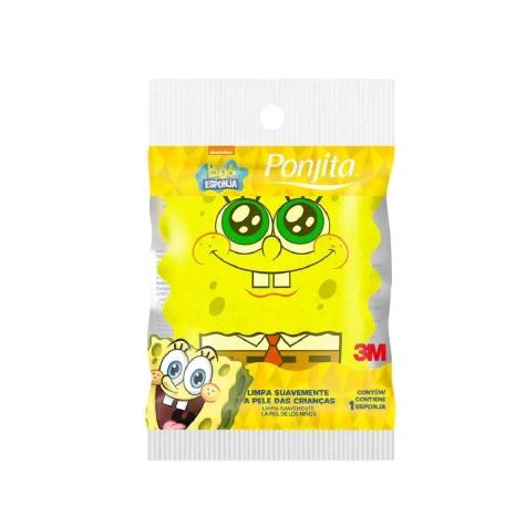 Esponja de Banho Infantil Ponjita Bob Esponja - Imagem 1