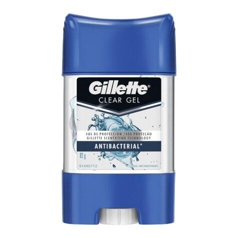 Desodorante Stick Gel Gillette Antibacterial 48h 82g - Imagem 1