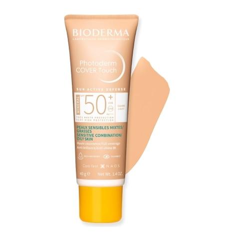 Protetor Solar Facial Bioderma Photoderm Cover Touch FPS50+ Cor Clara 40g - Imagem 3