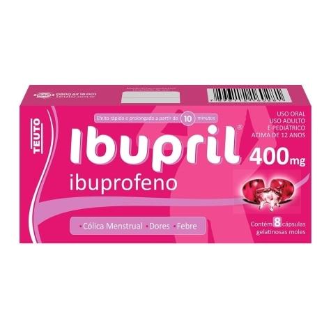 Ibupril 400mg 8 Cápsulas - Imagem 1