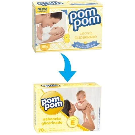 Sabonete de Glicerina Barra Pom Pom 70g - Imagem 2
