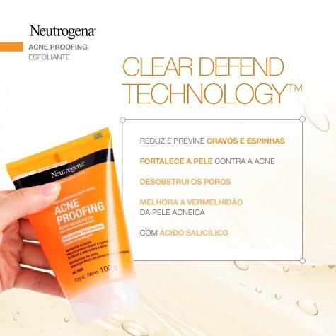 Gel Neutrogena Acne Proofing Esfoliante Facial 100g - Imagem 6