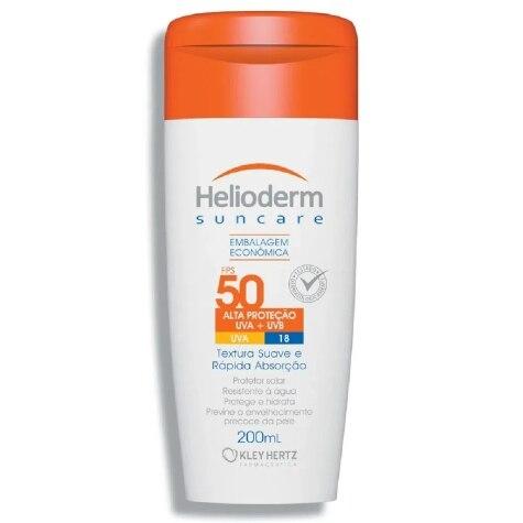 Protetor Solar Corporal Helioderm Suncare FPS50 200ml - Imagem 1