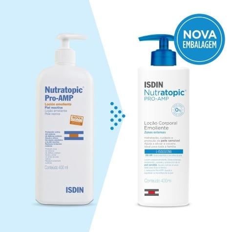 Loção Corporal Emoliente Isdin Nutratopic Pro-AMP 400ml - Imagem 2