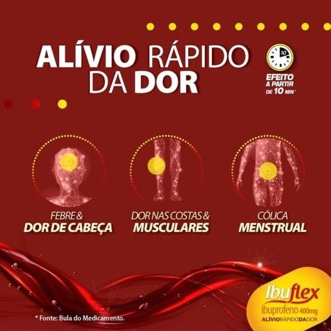 Ibuflex 400mg 4 Cápsulas - Imagem 3