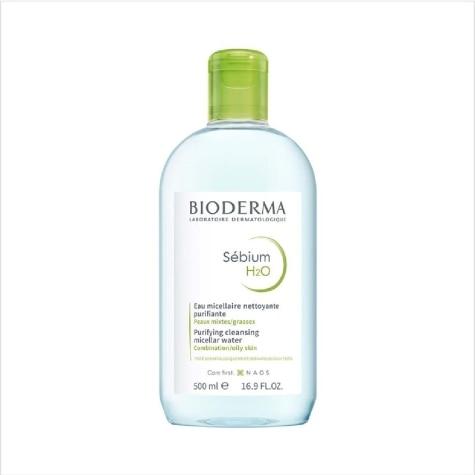 Água Micelar Bioderma Sébium H2O Facial 500ml - Imagem 1