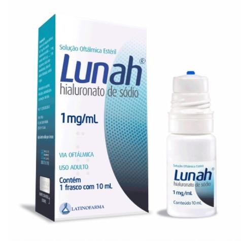 Lunah 1mg Solução Oftálmica 10ml - Imagem 1