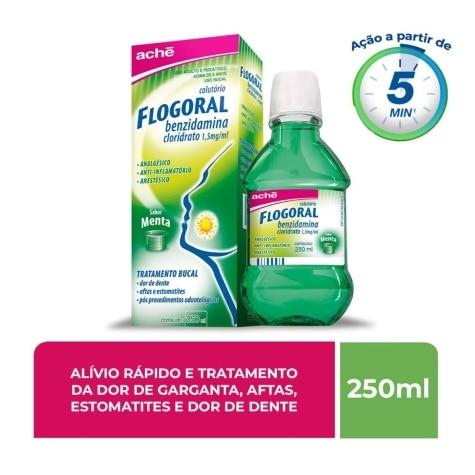 Flogoral Colutório Menta 1,5mg 250ml - Imagem 2