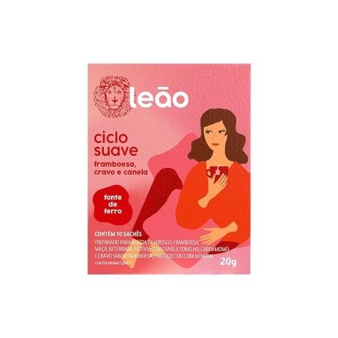 Chá Leão Ciclo Suave Sabor Framboesa, Cravo e Canela 10 Sachês - Imagem 1