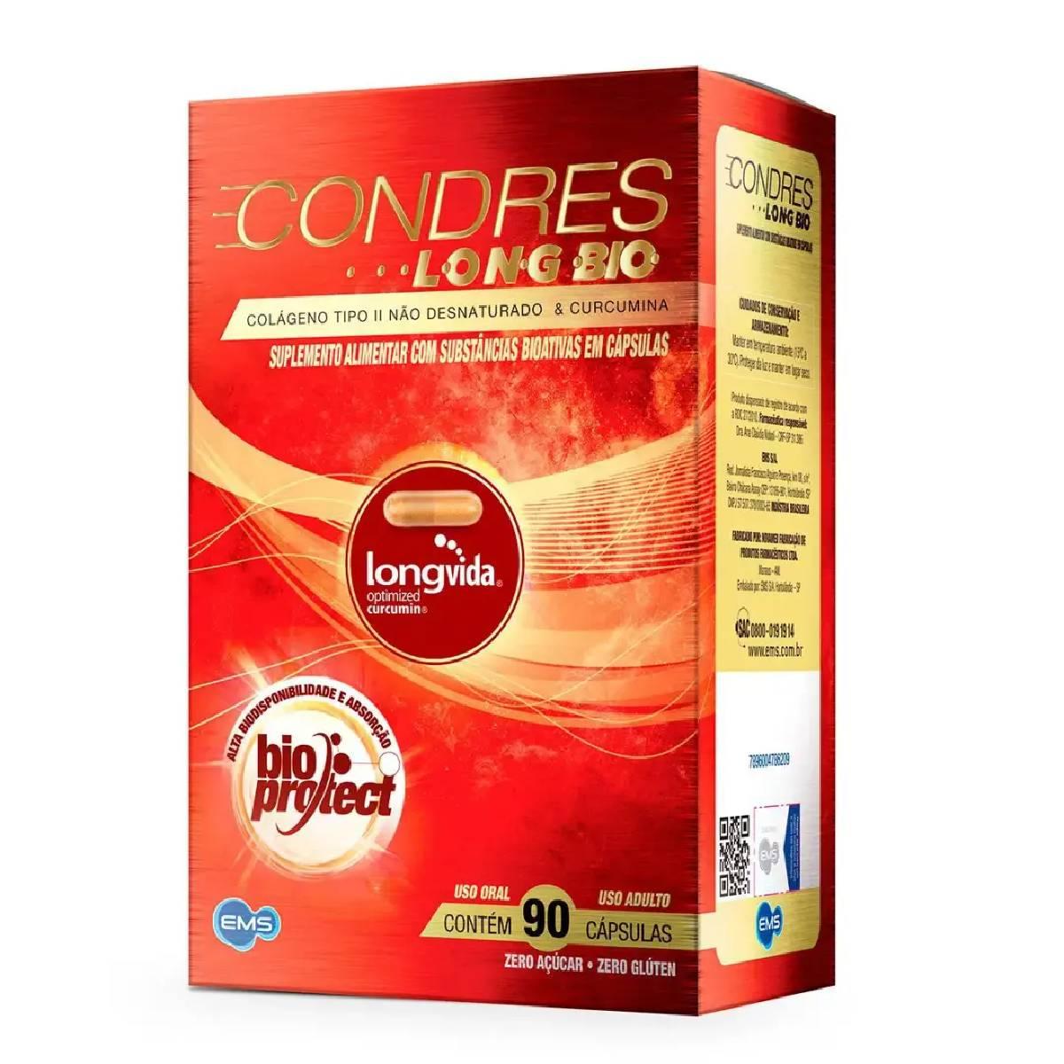 Colágeno Tipo II Condres Long Bio 90 cápsulas - Imagem 1
