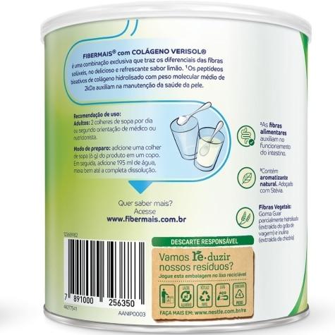 Fiber Mais Colágeno Sabor Limão 300g - Imagem 3
