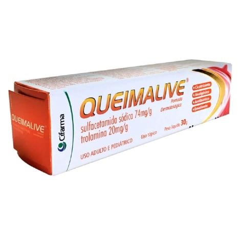 Queimalive Pomada 74mg + 20mg 30g - Imagem 1