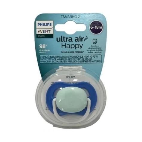 Chupeta Avent Ultra Air Azul 6-18m 1 Unidade - Imagem 4