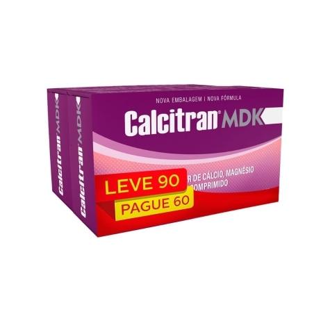 Suplemento Alimentar Calcitran MDK + Vitamina D3 1000UI Leve 90 Pague 60 - Imagem 1