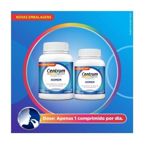 Kit Centrum Essentials Homem 60 Comprimidos + 30 Comprimidos com 70% Desconto - Imagem 2