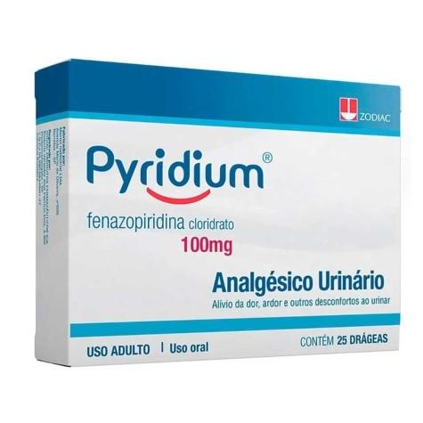 Pyridium 100mg 25 Dragéas - Imagem 1