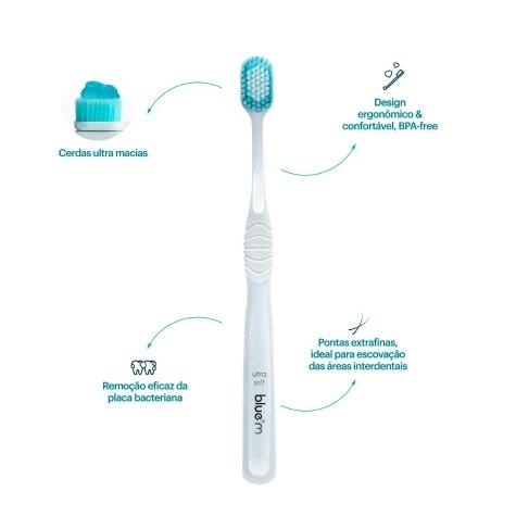 Escova Dental Blue M Ultra Macia 1 Unidade - Imagem 2