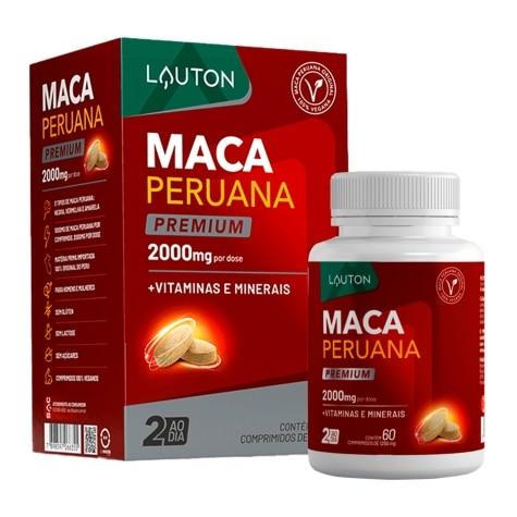 Maca Peruana 2000mg Lauton 60 Comprimidos - Imagem 1