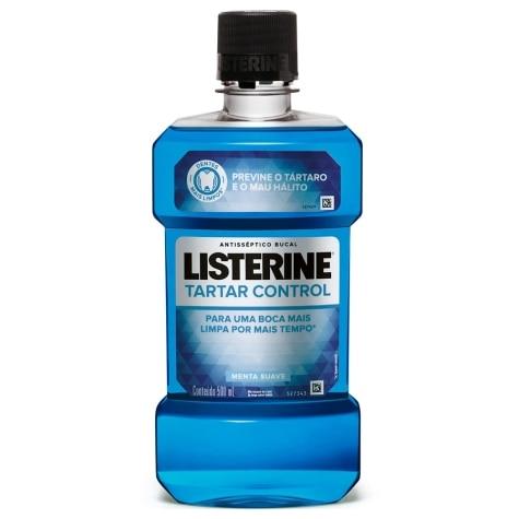 Enxaguante Bucal Listerine Antitártaro Menta Leve mais Pague menos 500ml - Imagem 1