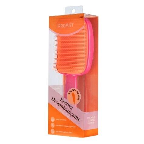 Escova de Cabelo ProArt Rosa e Laranja - Imagem 4