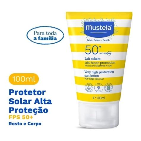 Protetor Solar Facial e Corporal Mustela Bebê FPS50+ 100ml - Imagem 2